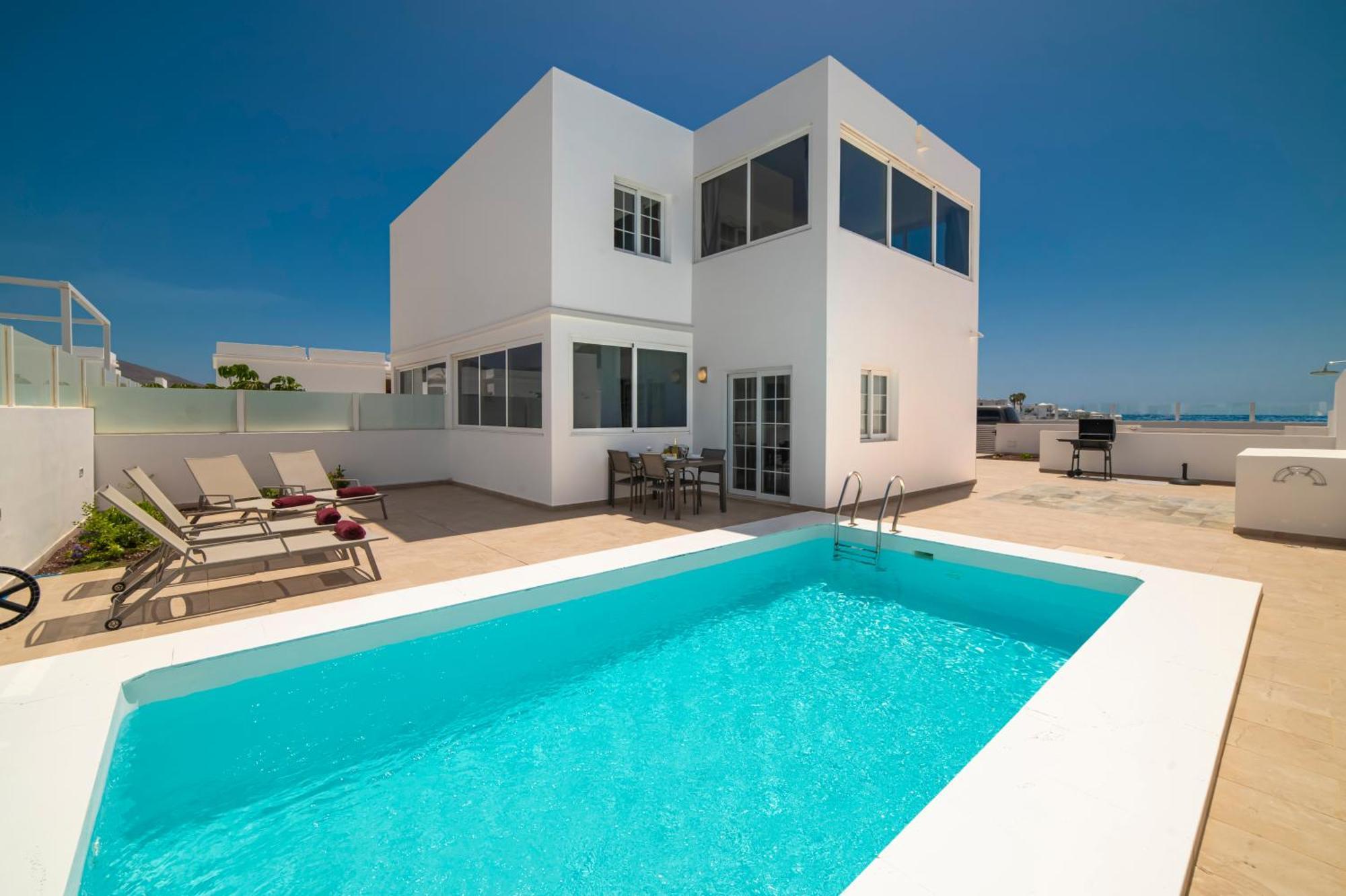 Villa Ocean Wave - Sea Views - Private Pool Playa Blanca  Ngoại thất bức ảnh